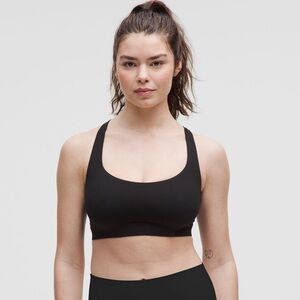 Lululemon FlexyFlex Strappy Yoga Bra D-DDD Black S/M (NWOT)